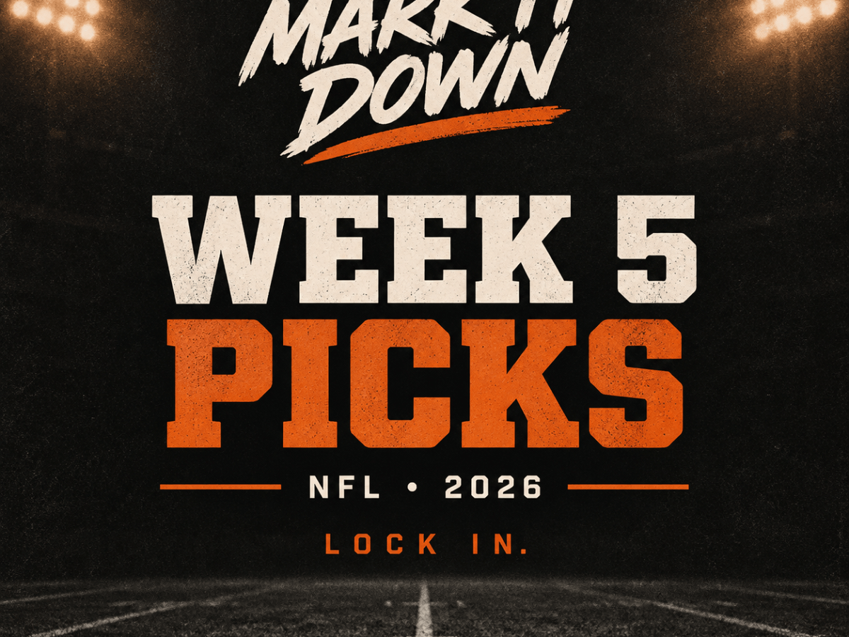 Week 5 NFL&nbsp;Picks